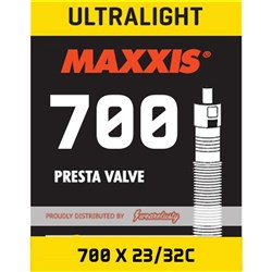 MAXXIS TUBE ULTRALIGHT 700 X 23/32C PRESTA FV 80MM