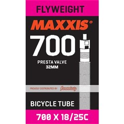 MAXXIS TUBE FLYWEIGHT 700 X 18/25C PRESTA FV SEP 32MM