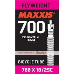 MAXXIS TUBE FLYWEIGHT 700 X 18/25C PRESTA FV SEP 32MM