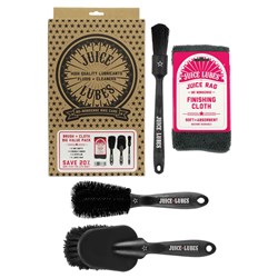 JUICE LUBES 3 X BRUSH & CLOTH KIT INC JL-BS1, JL-DE1, JL-S1, JL-JRAG