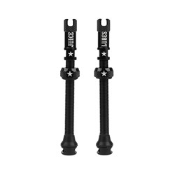 JUICE LUBES TUBELESS VALVES   BLACK 65MM