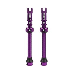 JUICE LUBES TUBELESS VALVES   PURPLE 65MM
