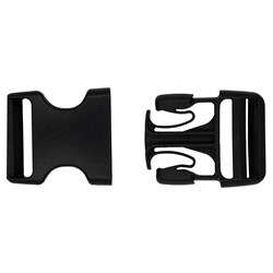 KIDS RIDE SHOTGUN SPARE PARTS NYLON RELEASE BUCKLE - BLACK