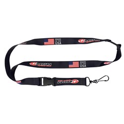 MAXIMA LANYARD USA FLAG BLACK / RED