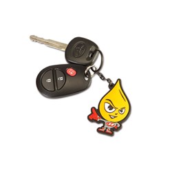 MAXIMA KEYCHAIN OILY GUY RUBBER