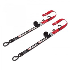 MAXIMA TIE DOWNS BLACK / RED 2PK