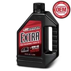 MAXIMA EXTRA 4T 10W40 100% SYNTHETIC 1L / 34OZ (BOX QTY 12)