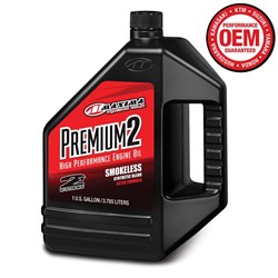 MAXIMA PREMIUM 2 SMOKELESS 2T INJECTOR / PREMIX 3.8L / 128OZ (BOX QTY 4)