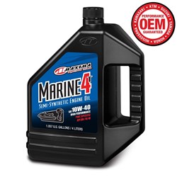 MAXIMA MARINE SYN BLEND SEMI SYNTHETIC 4T 10W40 4L / 135OZ (BOX QTY 4)