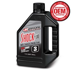 MAXIMA SYNTHETIC SHOCK FLUID 3WT LIGHT 1L / 34OZ (BOX QTY 12)