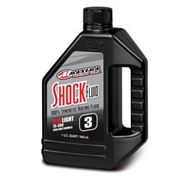 MAXIMA AUTO RACING SHOCK FLUID LIGHT 3WT 75/390 1L / 34OZ (BOX QTY 12)