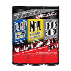 MAXIMA SYNTHETIC CHAIN GUARD COMBO KIT SPRAY 3-PACK (BOX QTY 4)