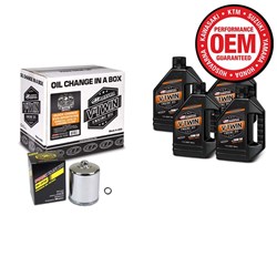 MAXIMA V-TWIN QUICK CHANGE KIT MINERAL W/FILTER KIT EVO/SPORTSTER