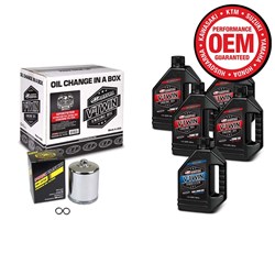 MAXIMA V-TWIN OIL CHANGE KIT SYNTHETIC W/FILTER KIT SPORTSTER