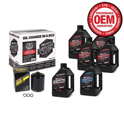 MAXIMA V-TWIN OIL CHANGE KIT SYNTHETIC W/FILTER KIT TWIN CAM
