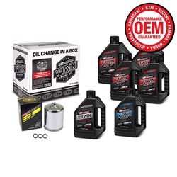 MAXIMA V-TWIN OIL CHANGE KIT SYNTHETIC W/FILTER KIT TWIN CAM