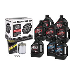 MAXIMA V-TWIN OIL CHANGE KIT SYNTHETIC W/FILTER KIT MILWAUKEE-EIGHT