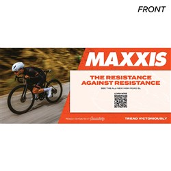MAXXIS IN-STORE SIGNAGE ROAD RESISTANCE (L) 900MM X (H) 400MM POP
