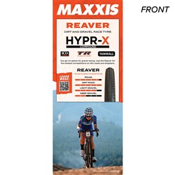 MAXXIS IN-STORE SIGNAGE REAVER DIRT AND GRAVEL (L) 400MM X (H) 1000MM POP