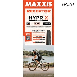 MAXXIS IN-STORE SIGNAGE RECEPTOR SEMI SLICK (L) 400MM X (H) 1000MM POP