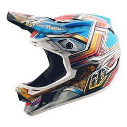 TLD 25.2 D4 CARBON HELMET MIPS LOWRIDER BLUE MED / LGE SAMPLE