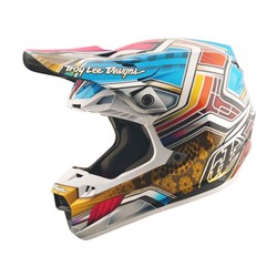 TLD 25.2 SE5 ECE CARBON HELMET LOWRIDER SILVER LGE SAMPLE