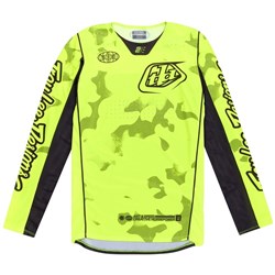 TLD 25.1 SE PRO JERSEY BLOTTED FLO YELLOW LGE SAMPLE