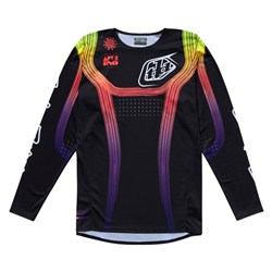 TLD 25.2 SE PRO JERSEY STRIPES BLACK / MULTI LGE SAMPLE