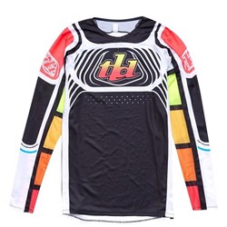 TLD 24.1 SE PRO JERSEY WAVEZ BLACK / MULTI LGE SAMPLE
