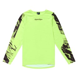 TLD 25.2 SKYLINE CHILL LS JERSEY ROCKSLIDE GLO YELLOW MED SAMPLE