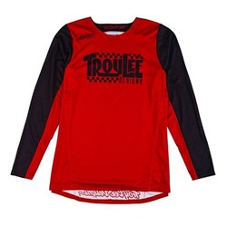 TLD 24.2 SCOUT OFFROAD GP JERSEY BIG LEE BLACK / BURNT O LGE SAMPLE