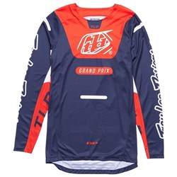TLD 24.1 GP PRO JERSEY BLENDS NAVY / ORANGE LGE SAMPLE