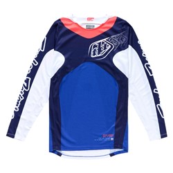 TLD 25.2 GP PRO JERSEY FRAMES NAVY / WHITE LGE SAMPLE