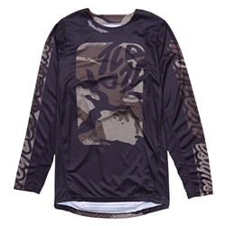 TLD 24.1 GP PRO JERSEY BOXED IN BLACK / OLIVE LGE SAMPLE