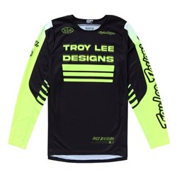 TLD 25.2 GP PRO JERSEY SEGMENT BLACK / FLO YELLOW LGE SAMPLE