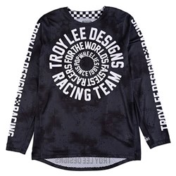 TLD 24.2 GP PRO JERSEY ICON BLACK / GREY LGE SAMPLE