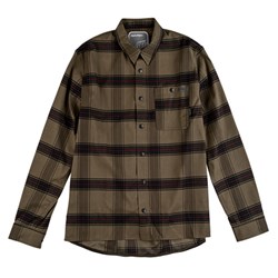TLD 24.2 GRIND FLANNEL YD PLAID DARK PINE MED SAMPLE