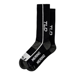 TLD 25 CHILL MERINO WOOL SOCK MONO BLACK SML/MED SAMPLE