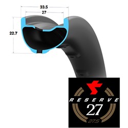 SC RESERVE RIM 27.5" RSV 27MM 28H