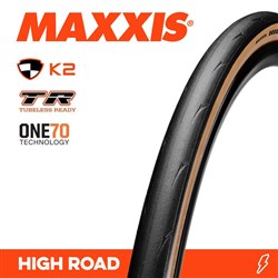 HIGH ROAD 700 X 25C HYPR K2 ONE70 TR TANWALL CARBON FOLD 170TPI