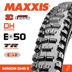 MINION DHR II 29 X 2.40 WT 3C TERRA DH TR E-MTB FOLD 60X2TPI E-50
