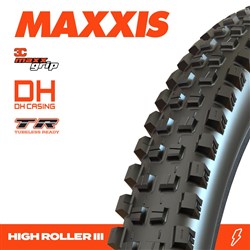 HIGH ROLLER III 27.5 X 2.40 3CG DH TR (NEW 2024) FOLD 60X2TPI E-25