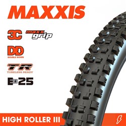 HIGH ROLLER III 27.5 X 2.40 3C GRIP DD TR (NEW 2024) FOLD 120X2TPI E-25