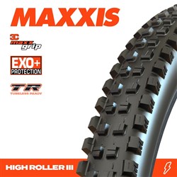 HIGH ROLLER III 29 X 2.40 3CG EXO+ TR (NEW 2024) FOLD 60TPI E-25