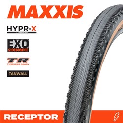 RECEPTOR 700 X 40C (NEW 2025) HYPR-X EXO TR TANWALL FOLD 120TPI E-25