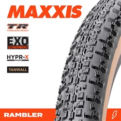 RAMBLER 700 X 40C HYPR-X EXO TR TANWALL FOLD 120TPI E-25 (NEW 2026)