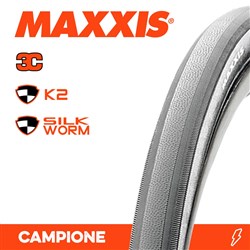 CAMPIONE 28 X 25 3C K2 SILKWORM TUB 120TPI