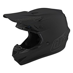 TLD SE4 GP HELMET MONO BLACK **  PAINT BLEMISH ** SML