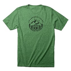 CRANKBROTHERS TEE MOUNTAIN VIEW GREEN SML