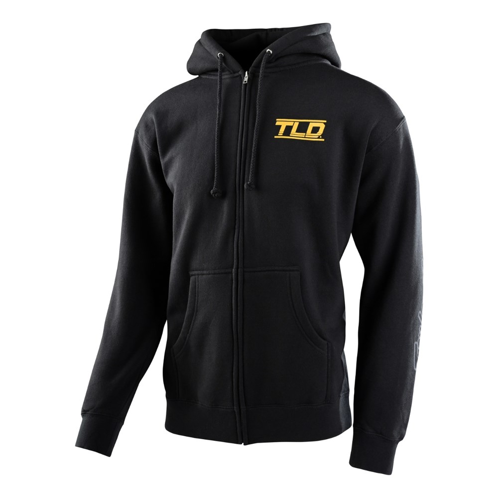 73056600 TLD 23 SPEED LOGO ZIP HOODIE BLACK Distributed by
